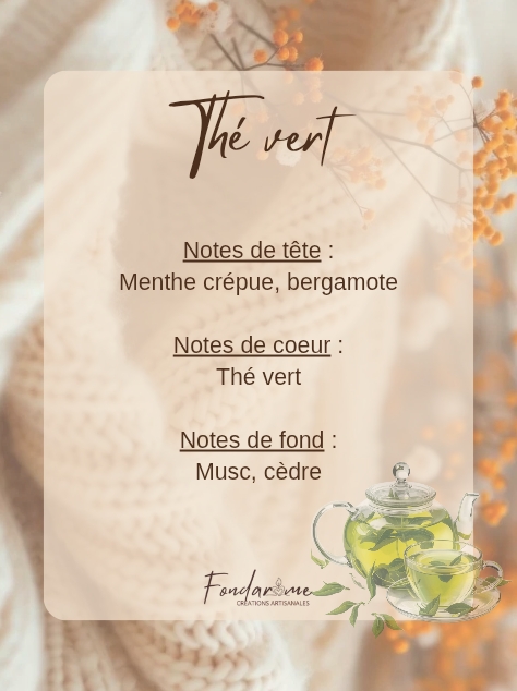 Fondant parfumé crémeux - Collection Automne