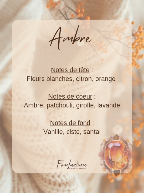 Fondant parfumé crémeux - Collection Automne