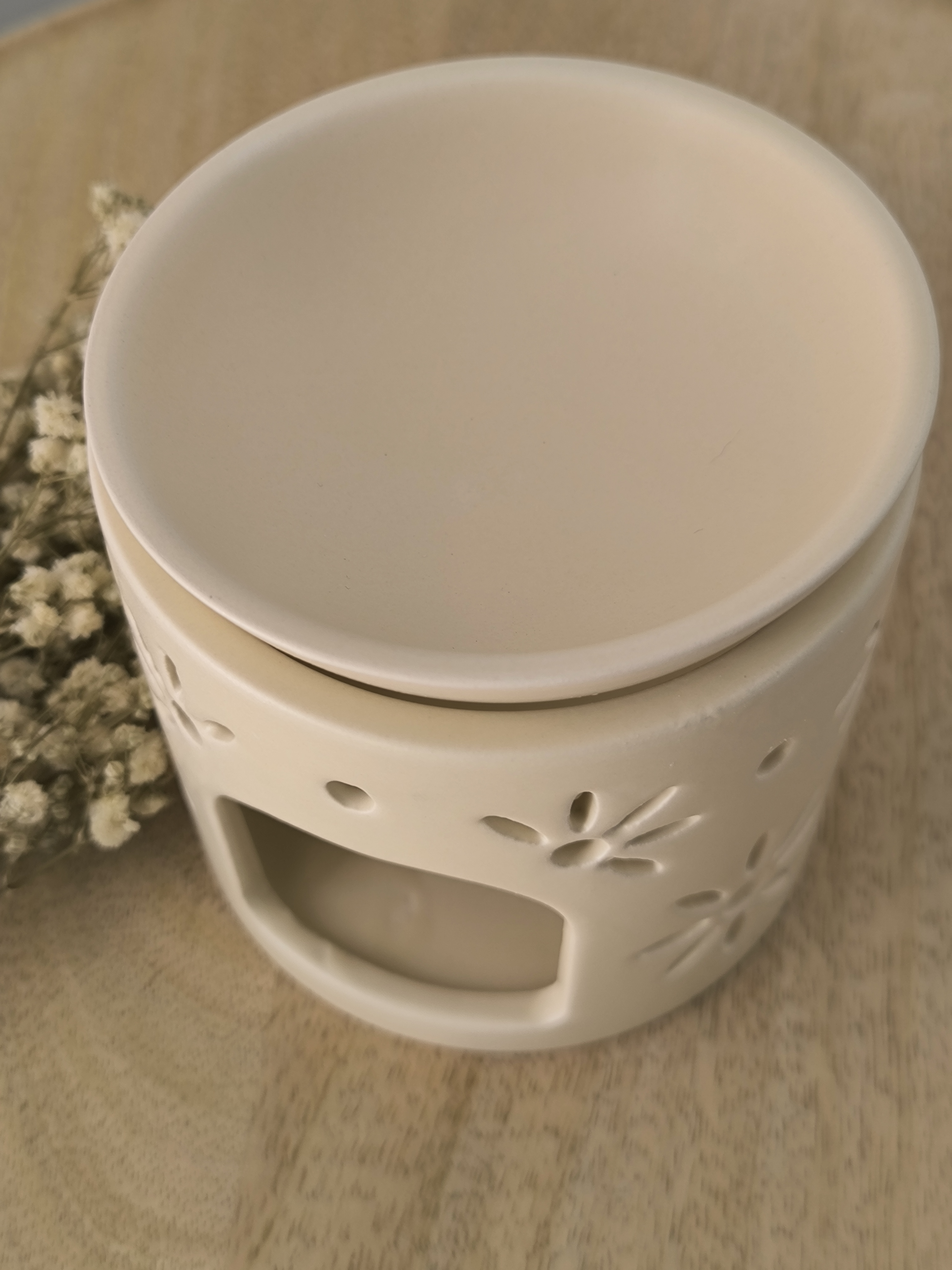 Brûle-parfum Etincelles beige