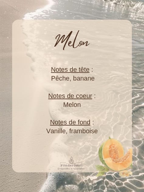 Fondant parfumé solide - Collection Eté