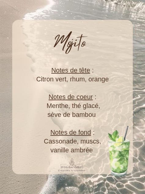 Fondant parfumé solide - Collection Eté