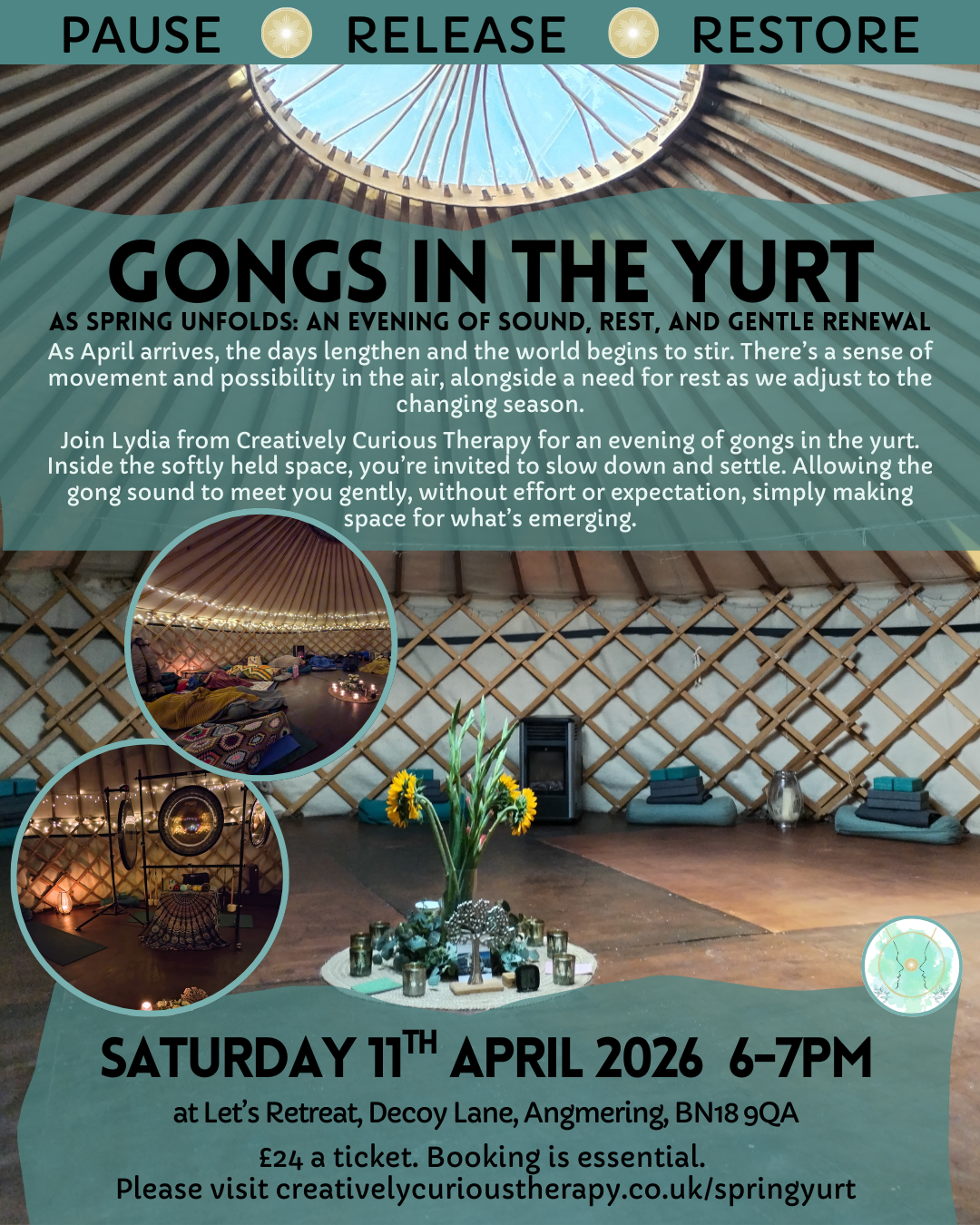 Gongs in the Yurt: As Spring Unfolds (Early session)