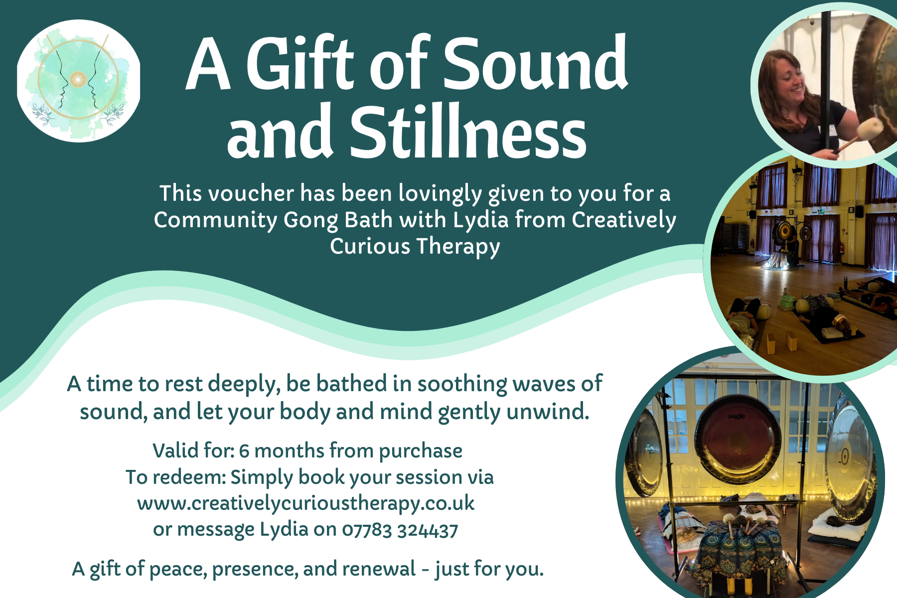 Community Gong Bath Gift Voucher