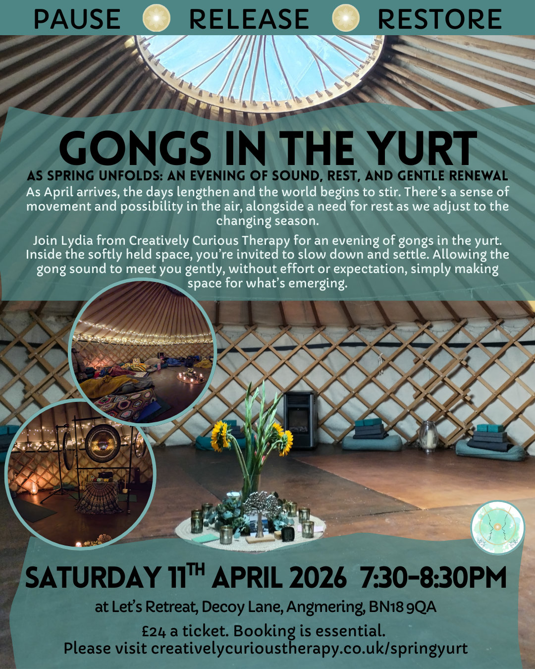 Gongs in the Yurt: As Spring Unfolds (Late session)