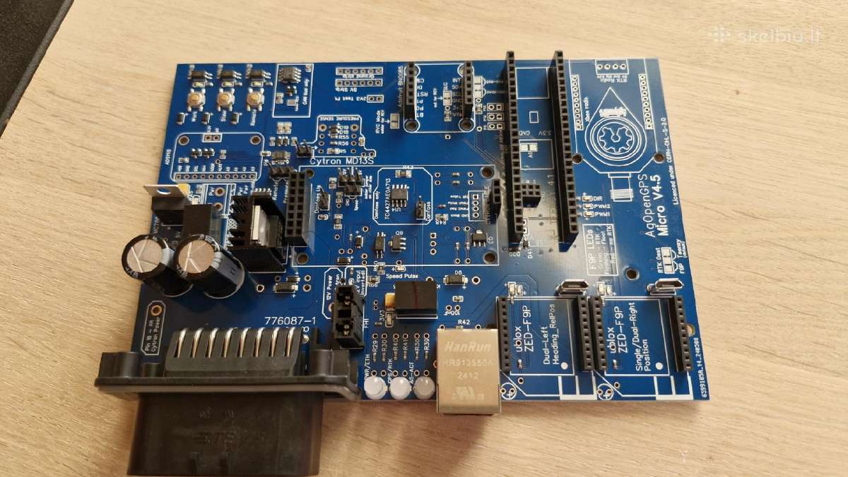 Automatinio vairavimo valdymo plokštė v4.5