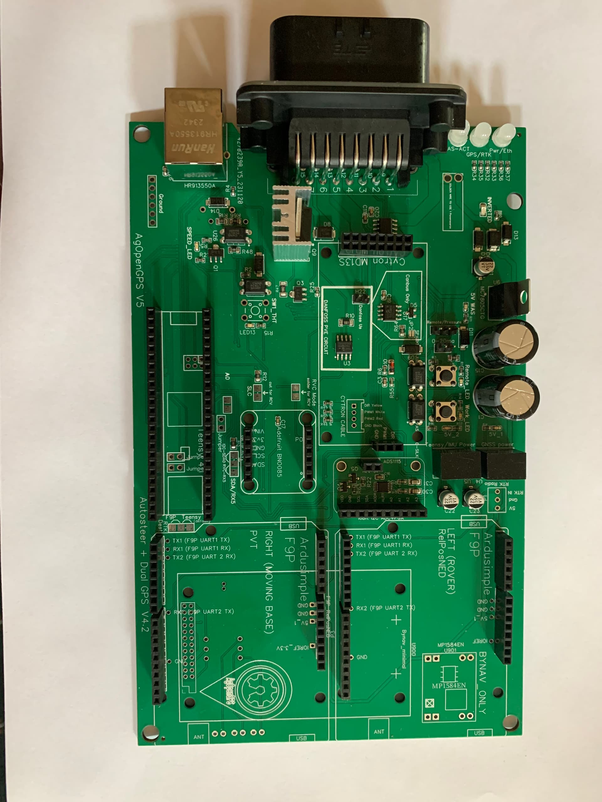 Automatinio vairavimo valdymo plokštė v4.5