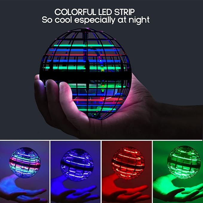 Flying Sky Ball Toy Boomerang With RGB lights