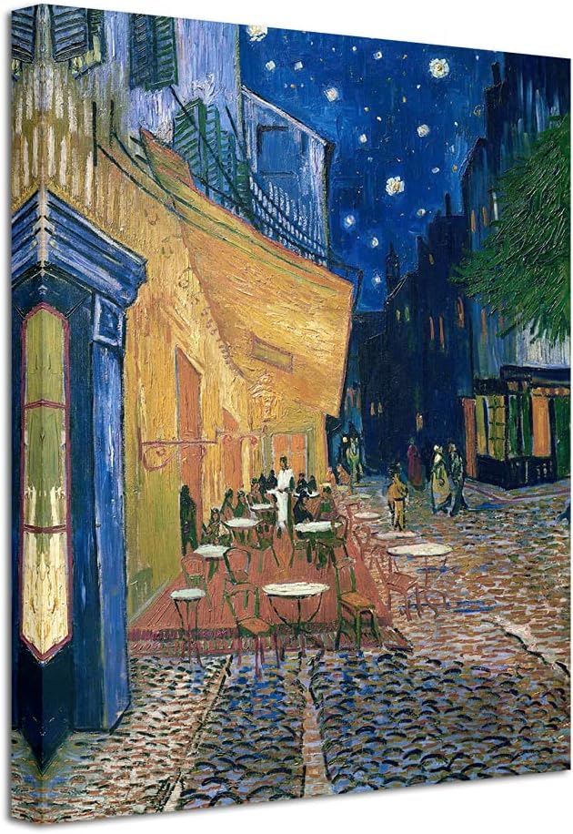 Cafe Terrace at Night Canvas Print
