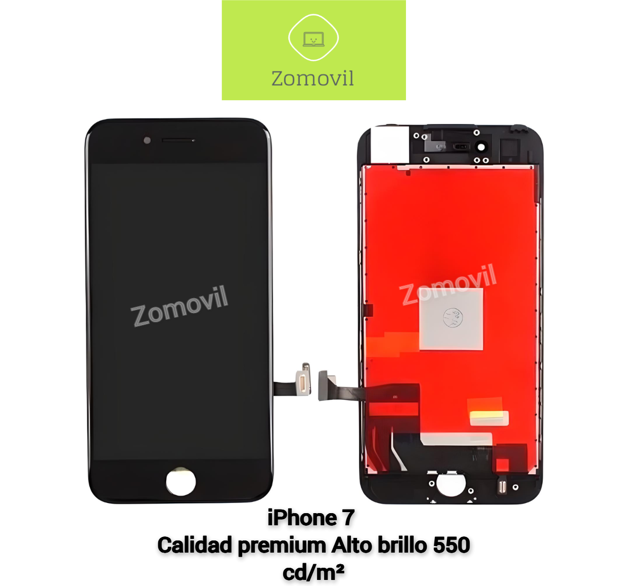 Pantalla PREMIUM negra para iPhone 7 de 4.7, A1660, A1778