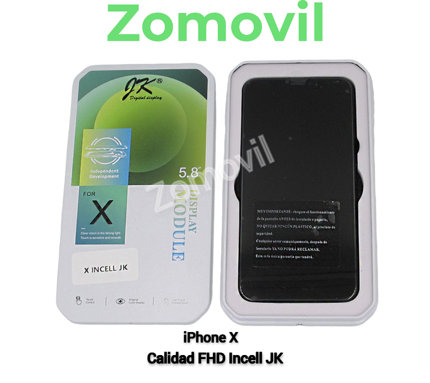 Pantalla iPhone X negra - JK incell standard (a1901) 