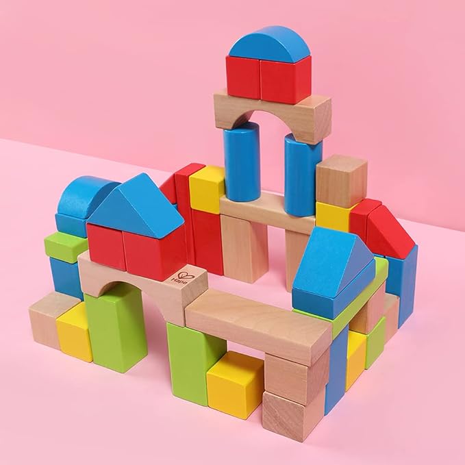 Colorful Wooden Building Blocks