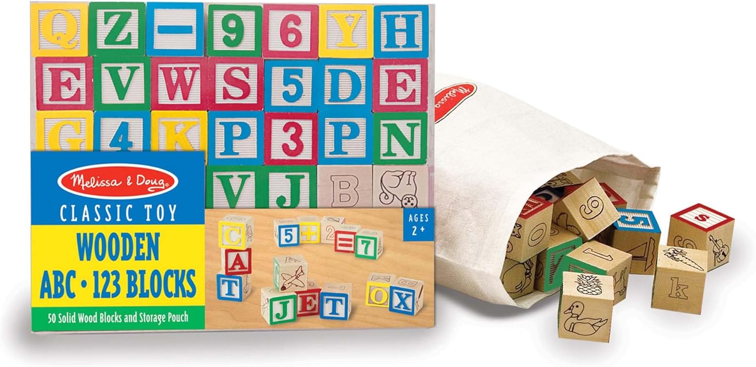 Wooden ABC - 123 Blocks
