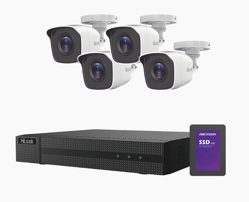 Kit 4 camaras (básico) - No incluye instalación