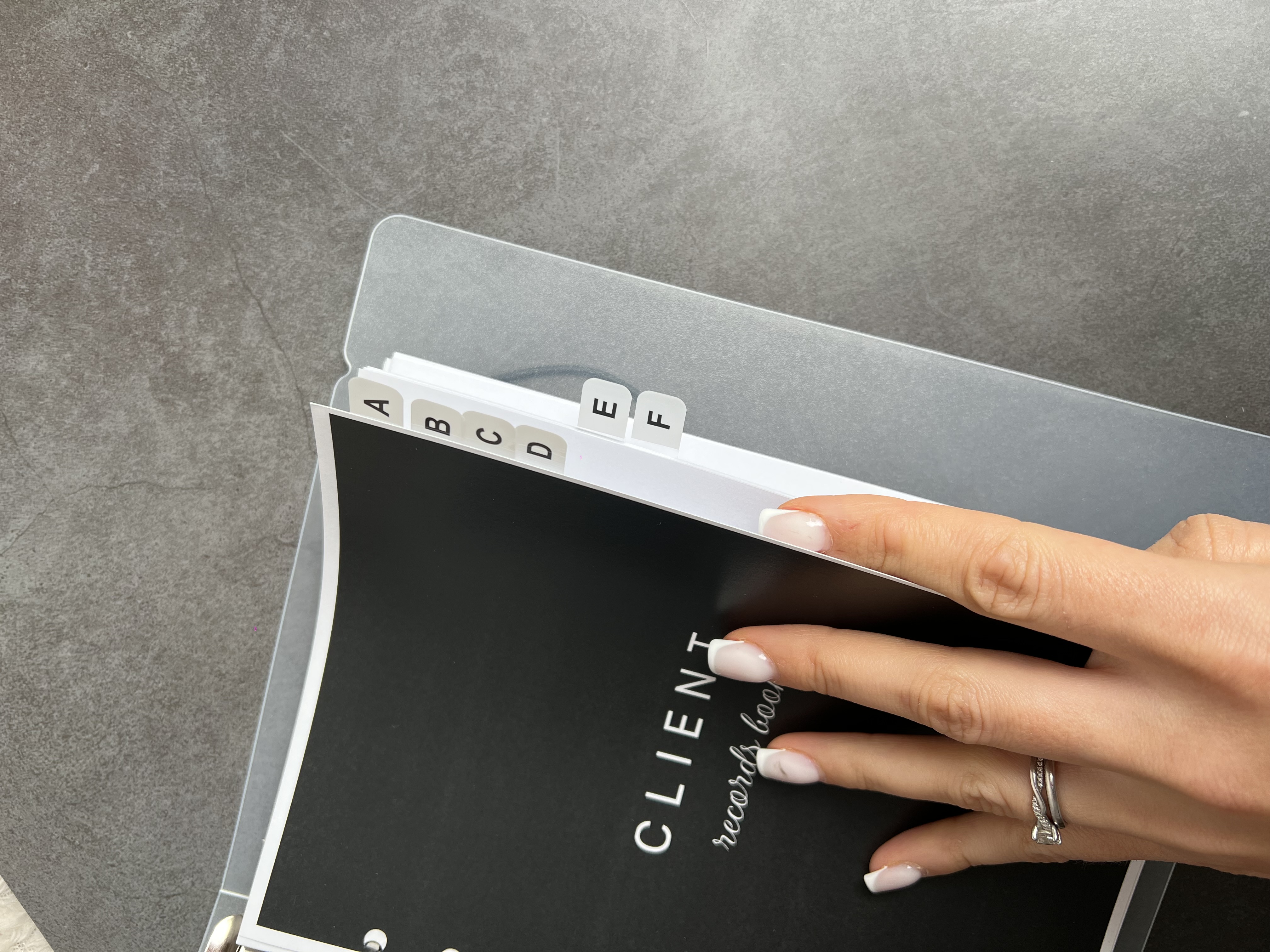 PMU client record book