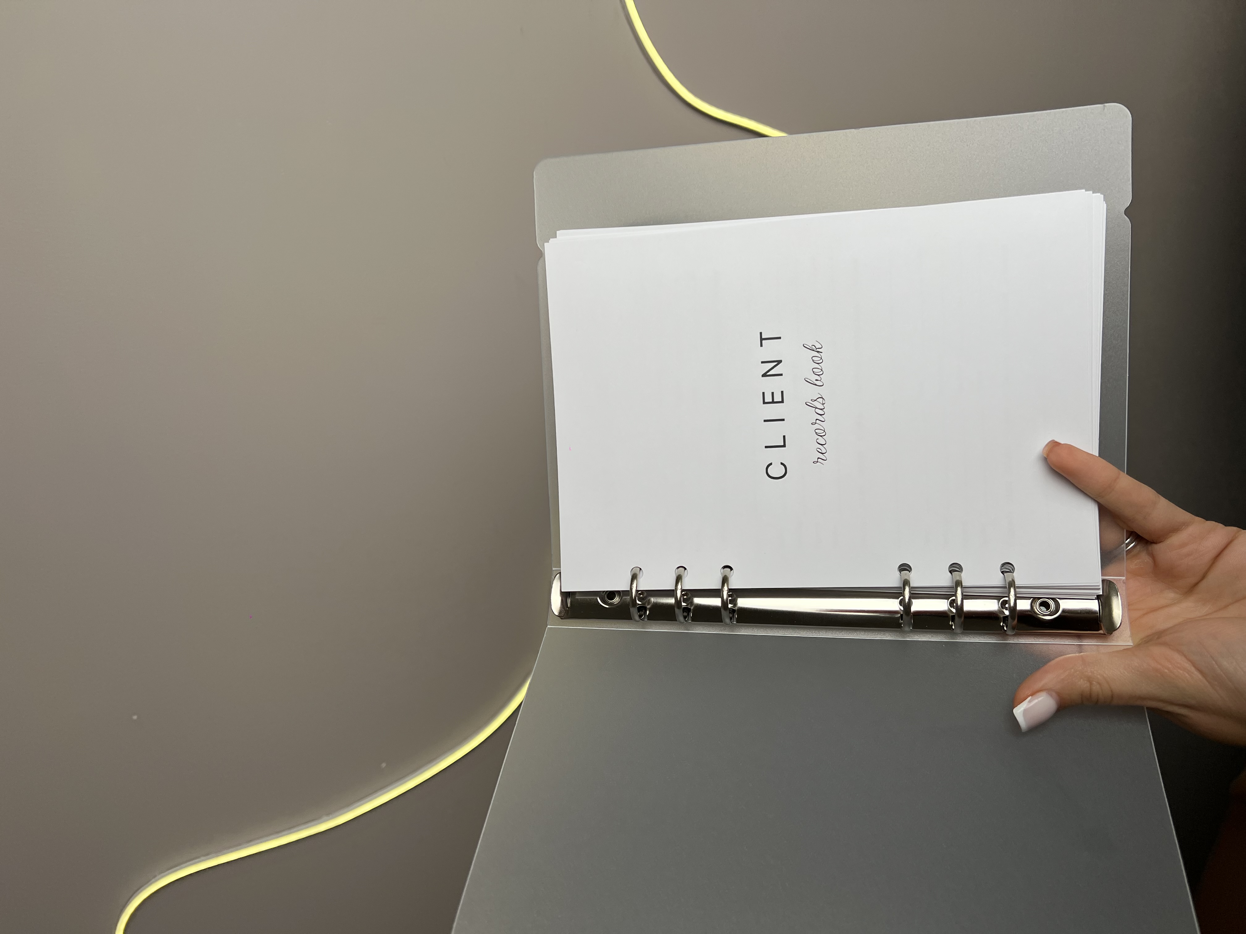 PMU client record book