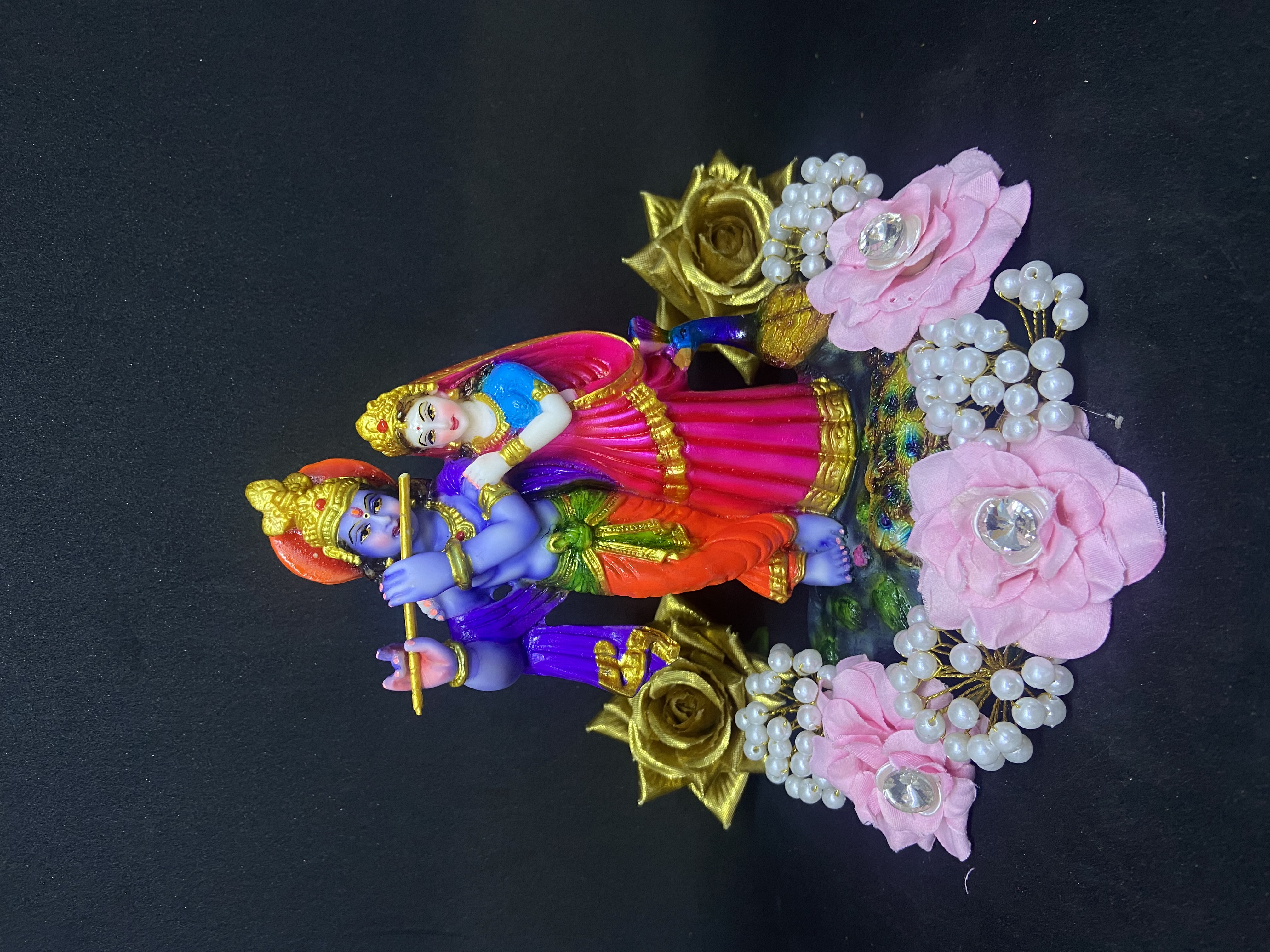 Radha Krishna with peacock (P33)