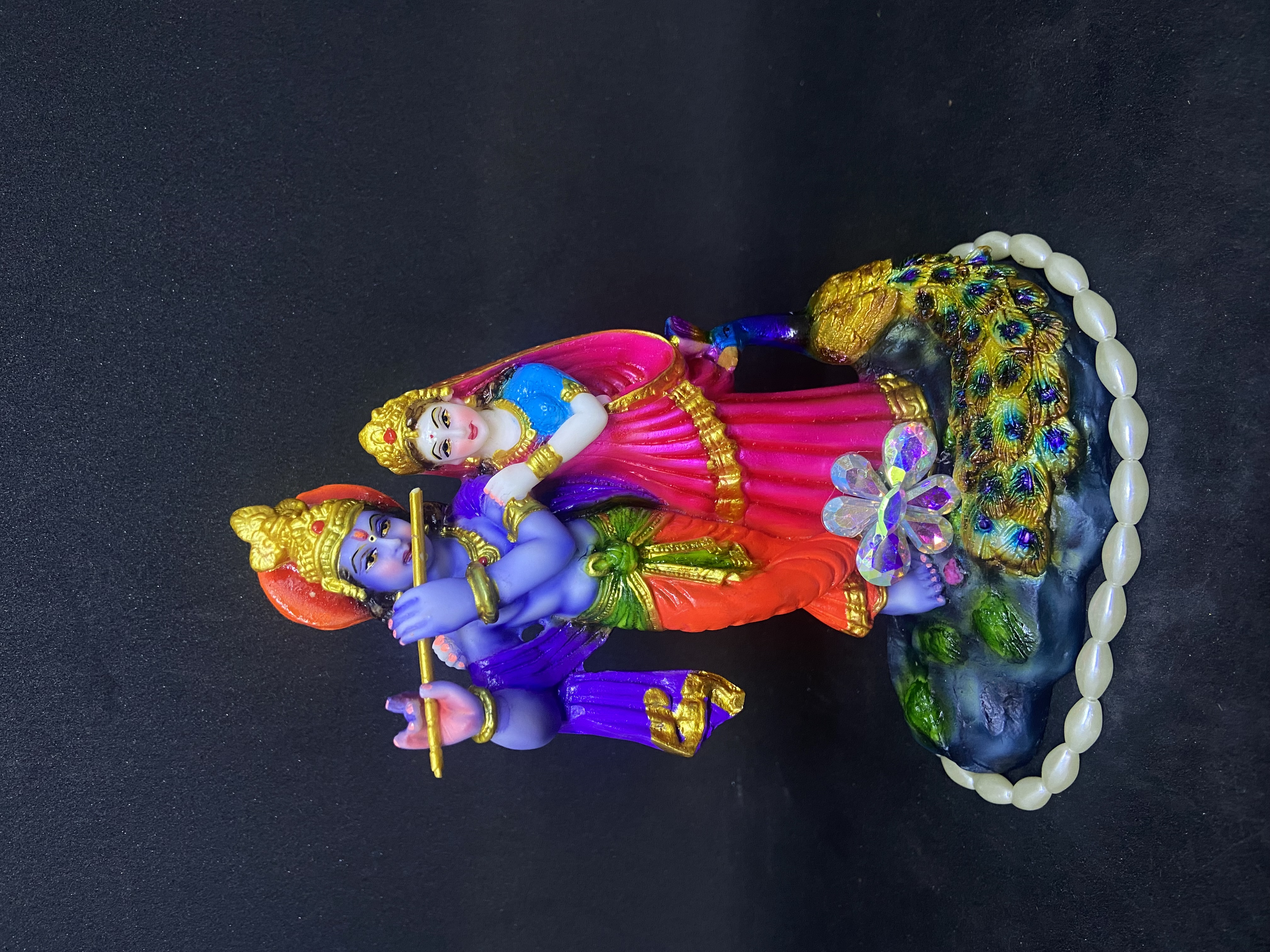 Radha Krishna with peacock (P33)