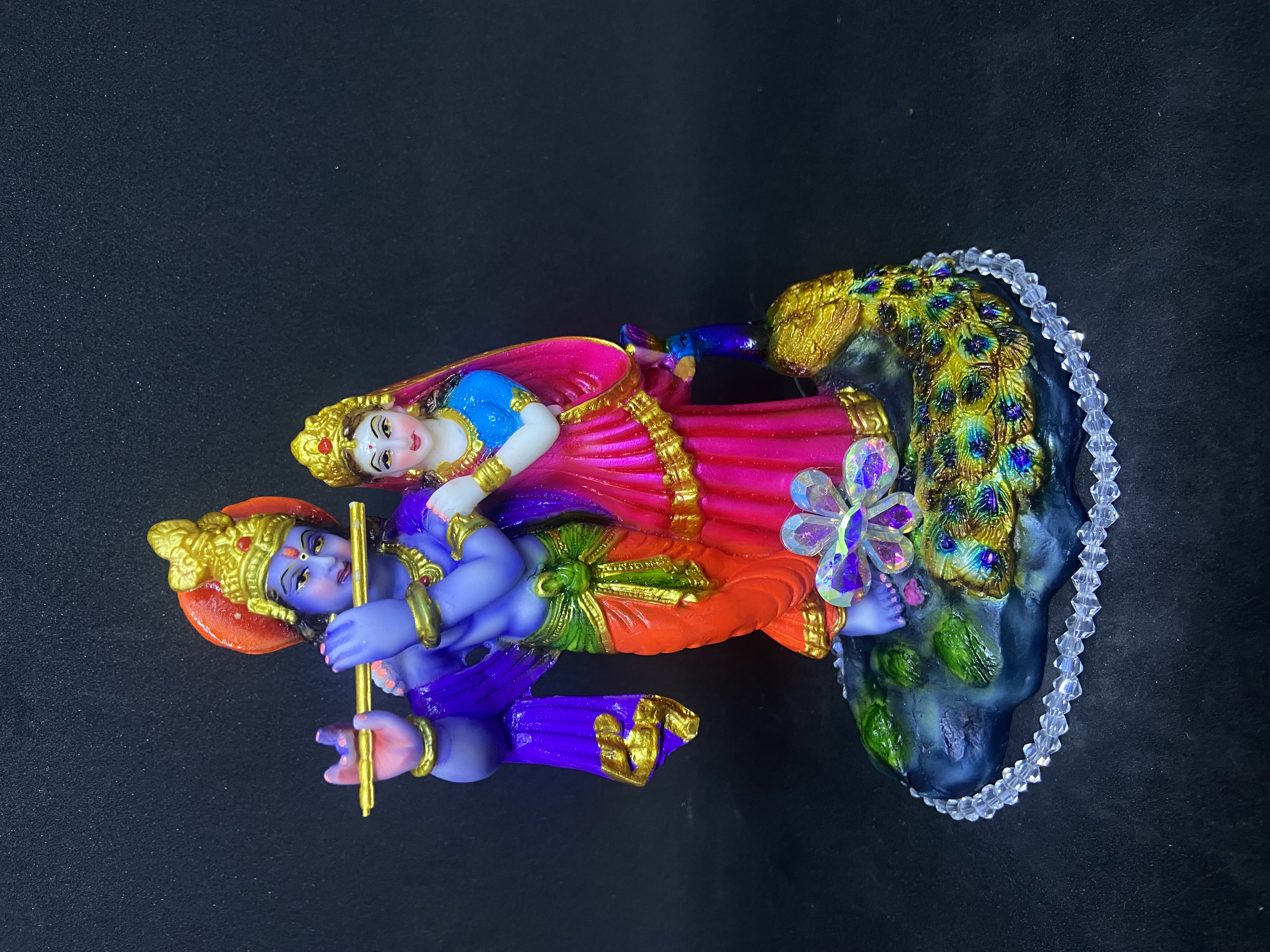 Radha Krishna with peacock (P33)