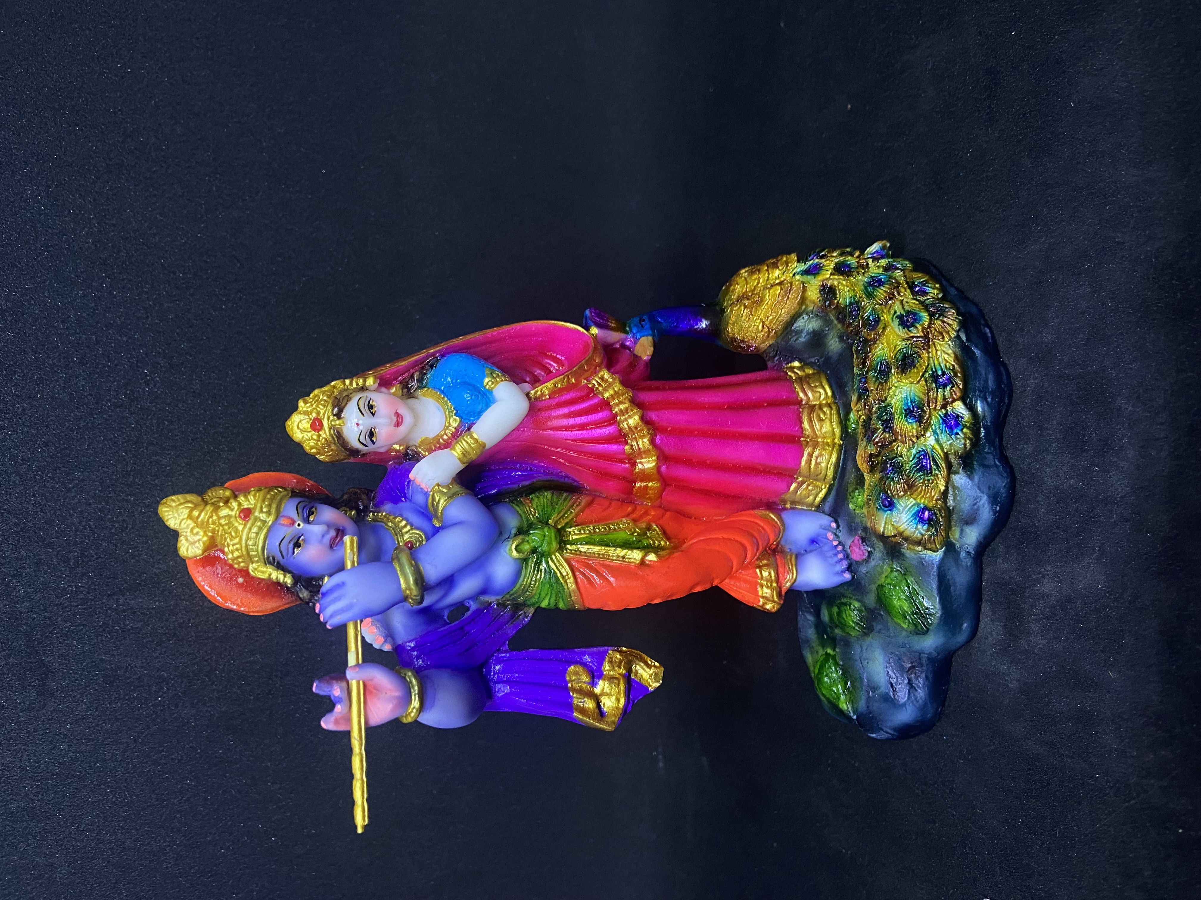 Radha Krishna with peacock (P33)