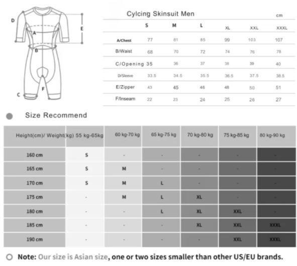 SYCLES -Men Triathlon Tri Suit Gel Padded Compression Cycling Skinsuit-Blue