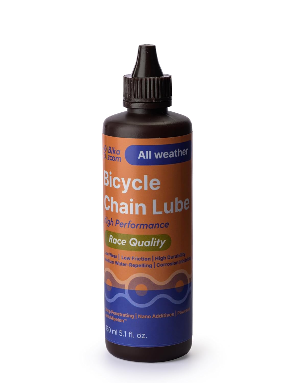 Bikazoom - Bicycle Chain Lube | All Weather | Low Friction | High Durability | 150 ml