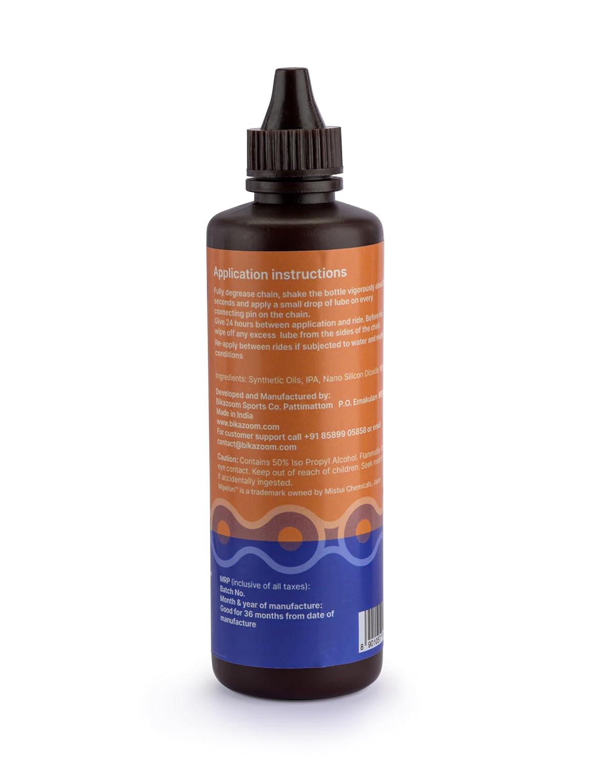 Bikazoom - Bicycle Chain Lube | Dry Weather| Superior Lubrication In Dry Dusty Conditions | 150 ml