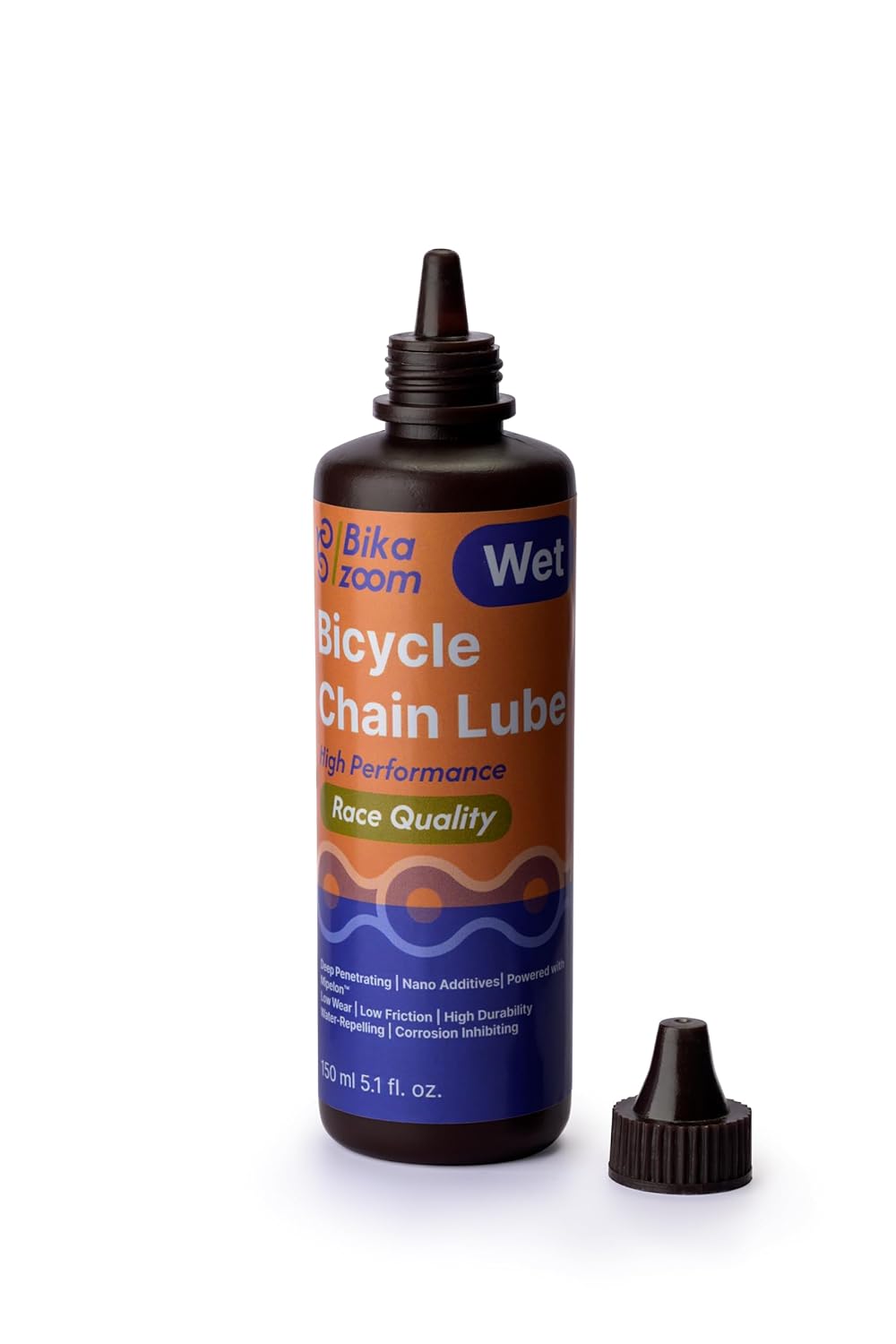 Bikazoom - Bicycle Chain Lube | Wet Weather | Low Friction | High Durability | 150 mlr