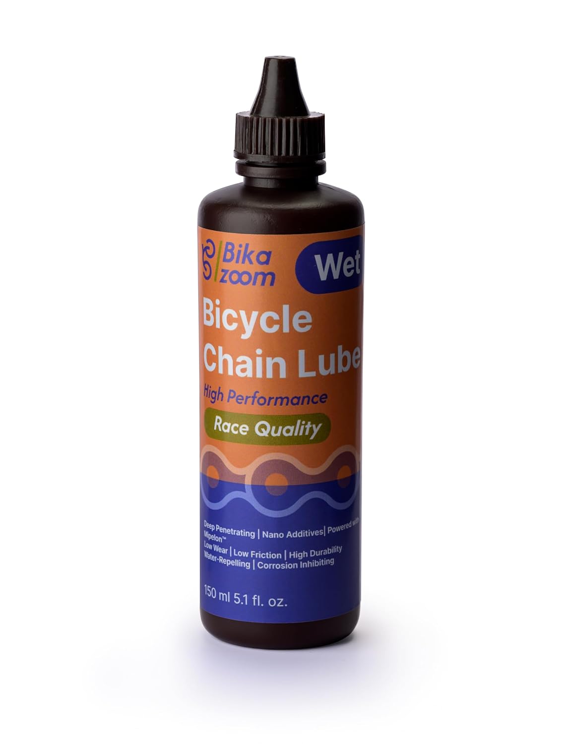 Bikazoom - Bicycle Chain Lube | Wet Weather | Low Friction | High Durability | 150 mlr