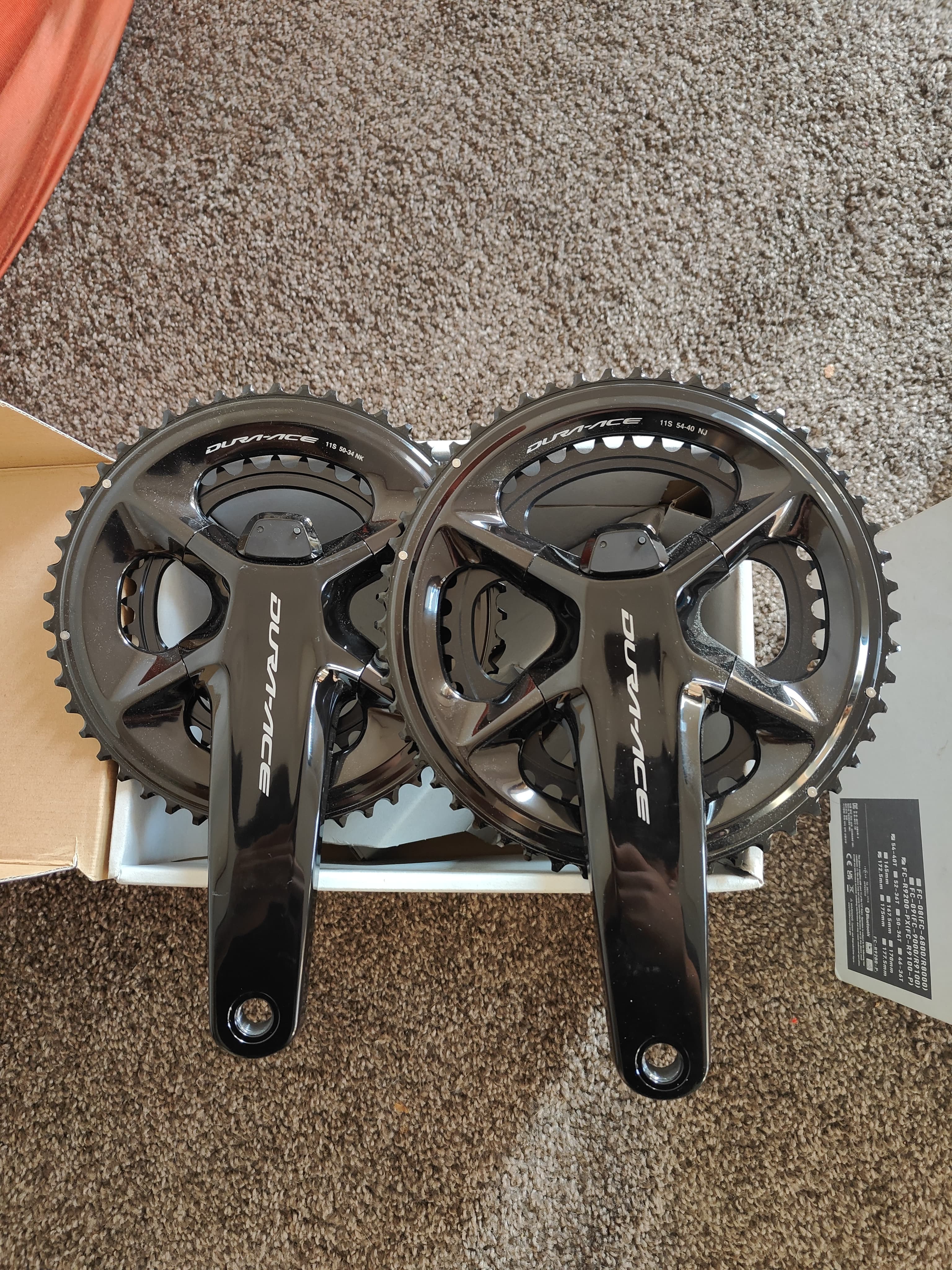 DURA-ACE 12S 9200 BRAND NEW DUAL SIDED POWER METER CRANKSET