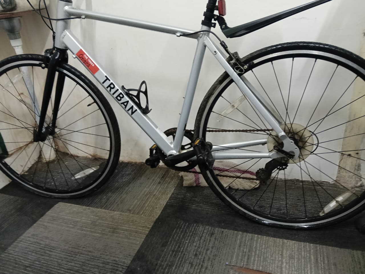 BTwin Triban RC 100 Flat Bar-Medium-2022