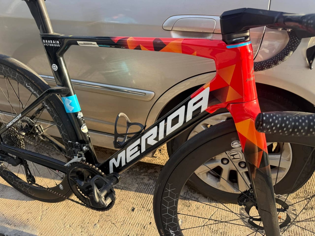 MERIDA REACTO TEAM BAHRAIN EDITION LTD -Road Bike- S -105