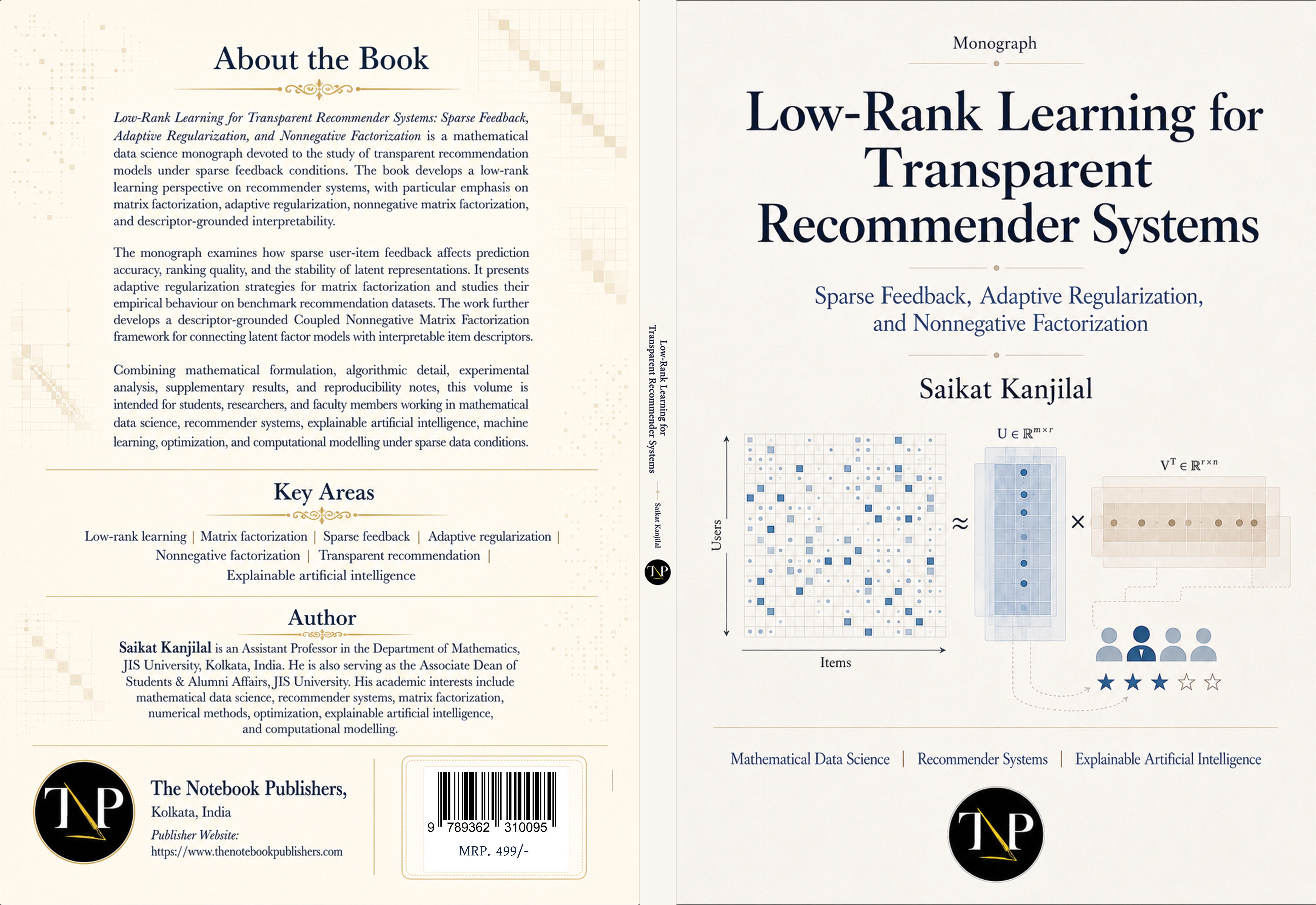 Low-Rank Learning for Transparent Recommender Systems