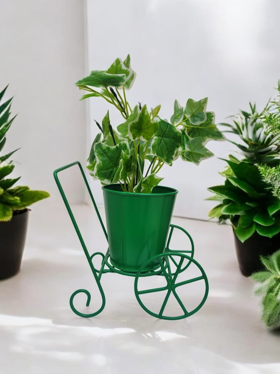 vintage cart planter