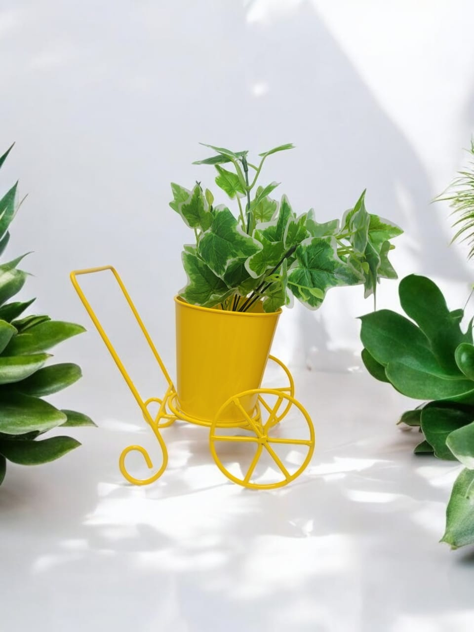 vintage cart planter