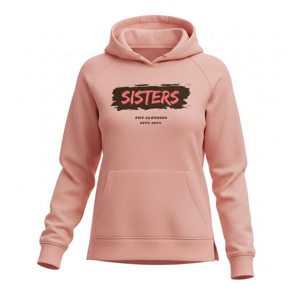 SISTERS Graphic hoodie w/splits