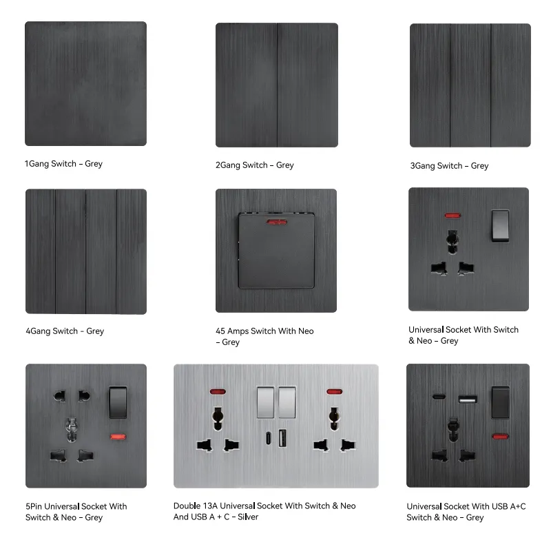 Universal Sockets and Switches Collection