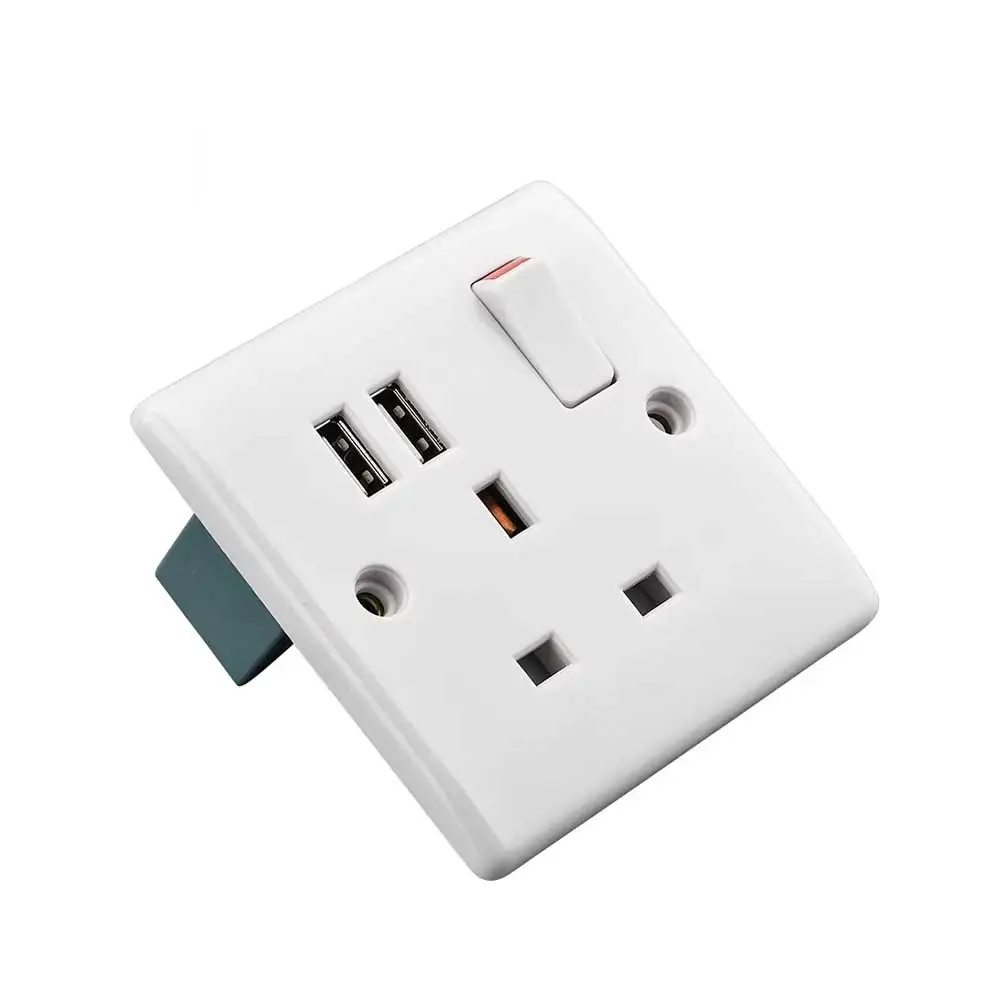 Universal Wall Socket with USB Ports