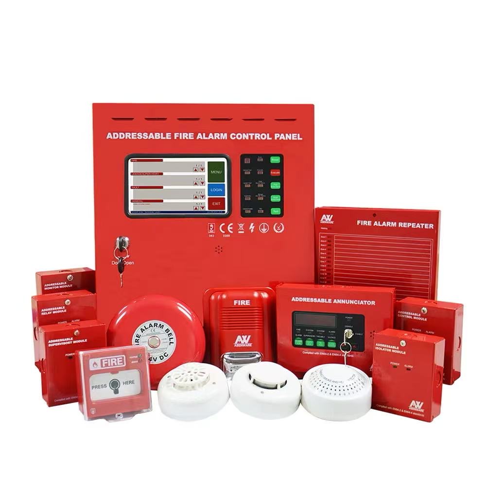 1 to 8 Loop Addressable Fire Alarm Control Panel