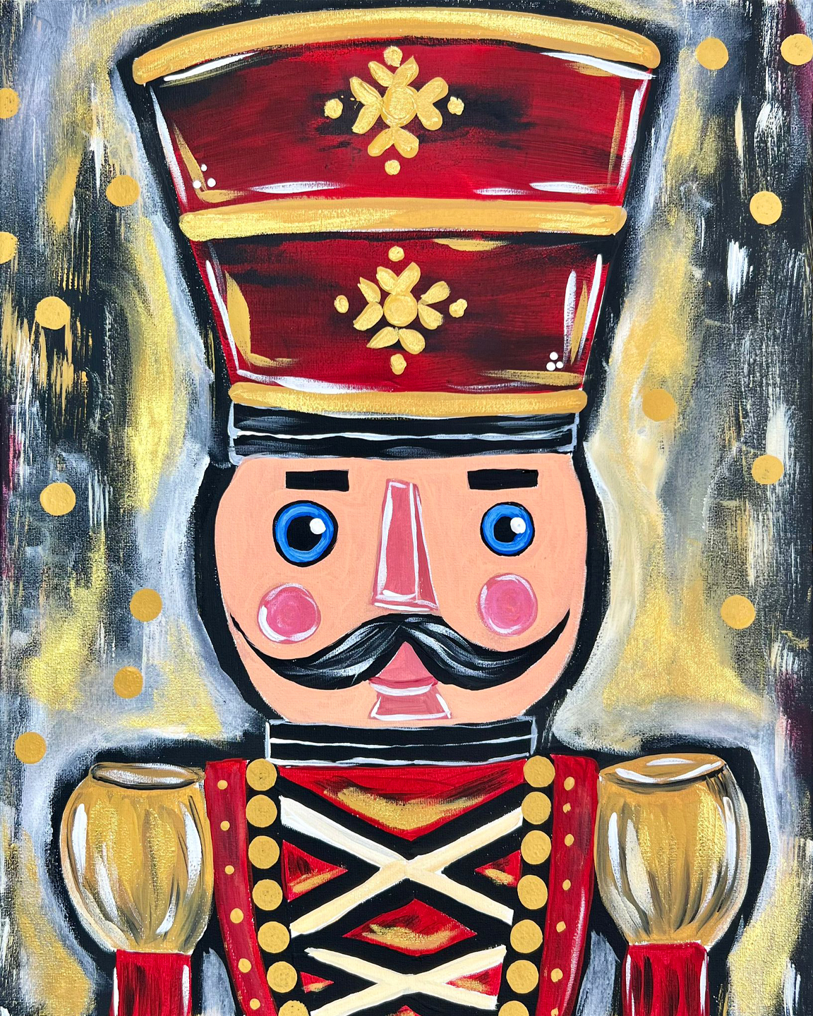 Mr Nutcracker Canvas Painting Kit