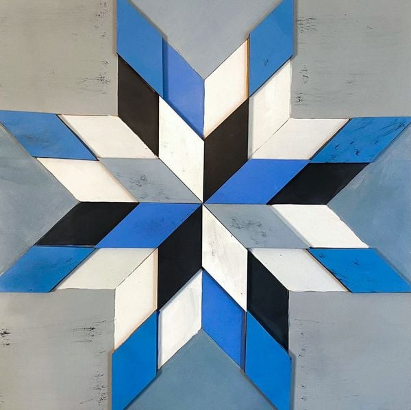 Barn Quilt Wood Painting Kit