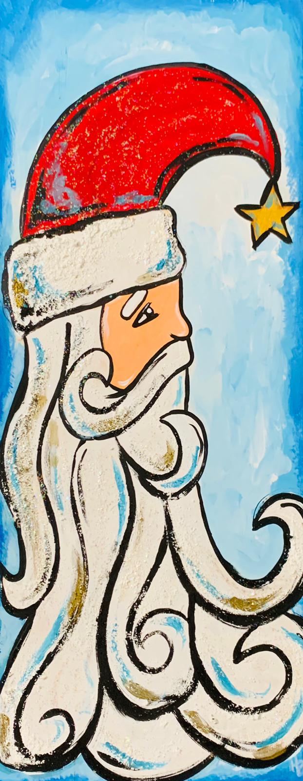 Vintage Santa Wood Painting kit