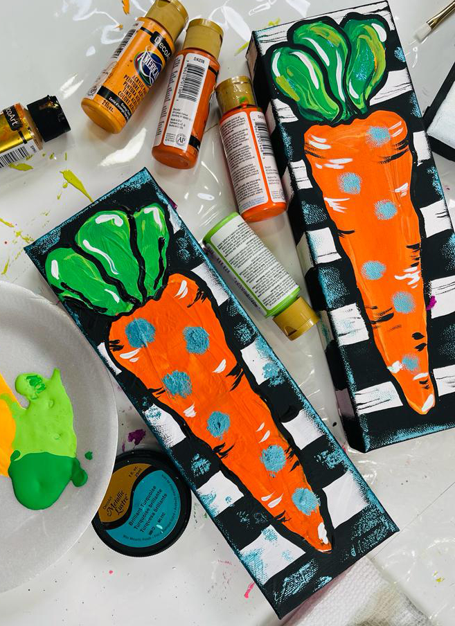 Carrot Wood Canvas Painting Kit (2)