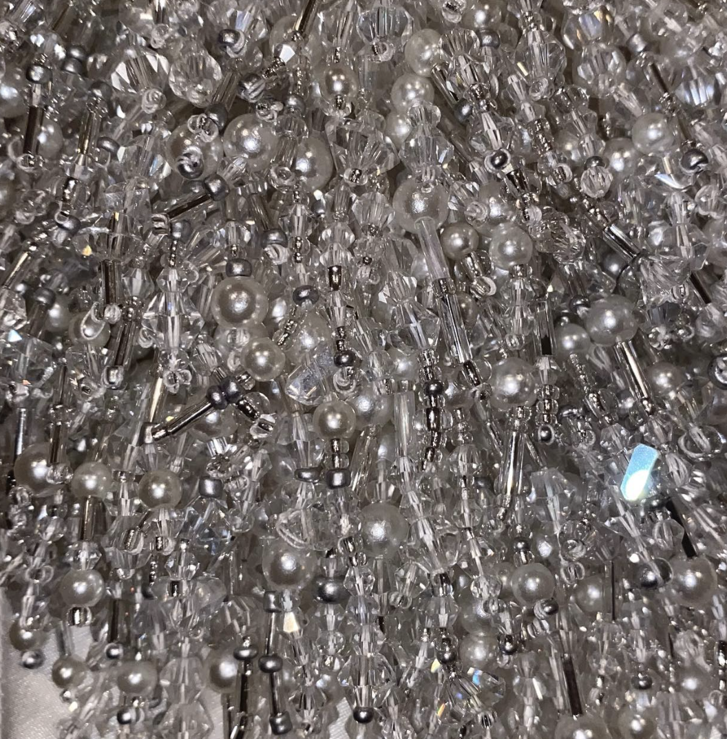 Hand Beaded Wedding Corset