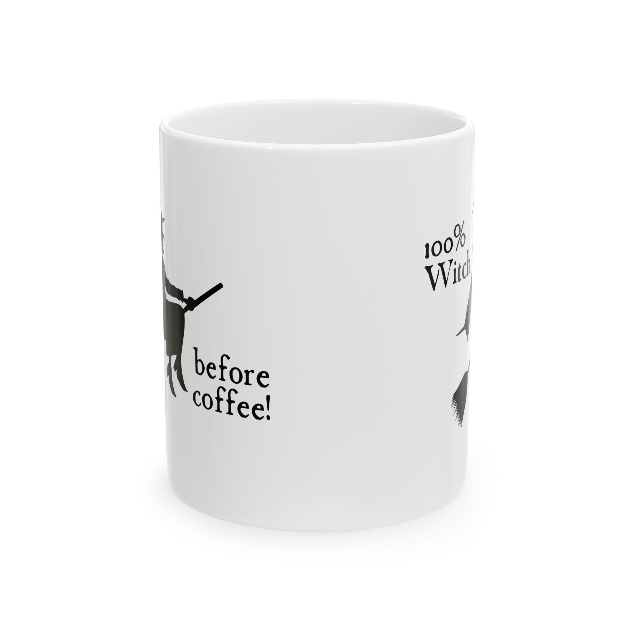 100% Witch printed Coffee Mug