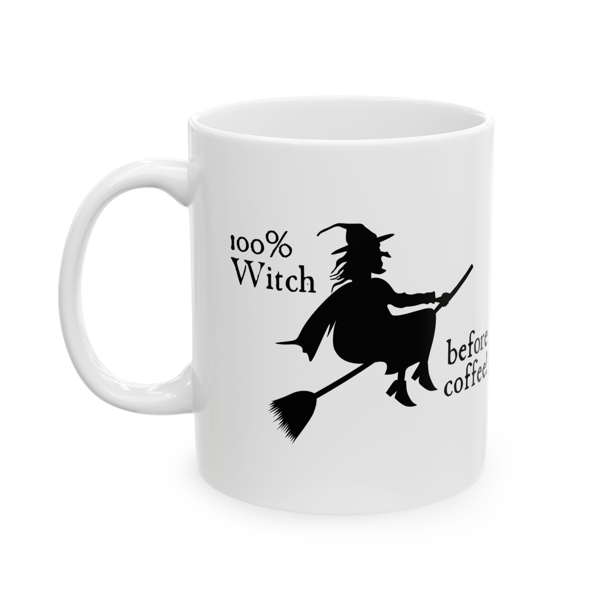 100% Witch printed Coffee Mug