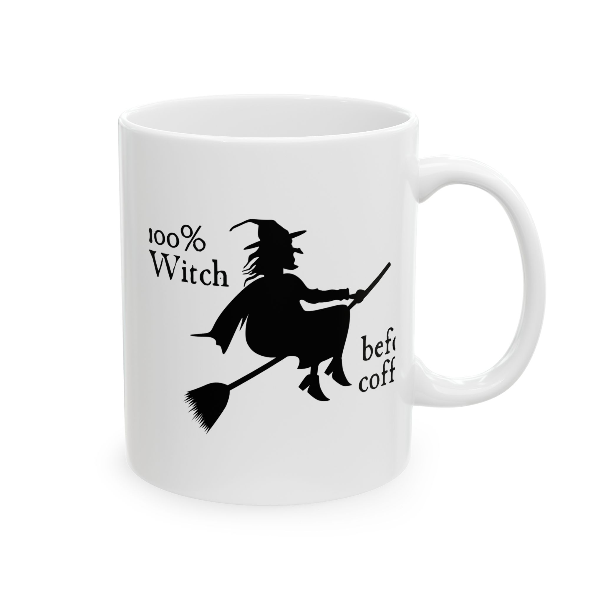 100% Witch printed Coffee Mug