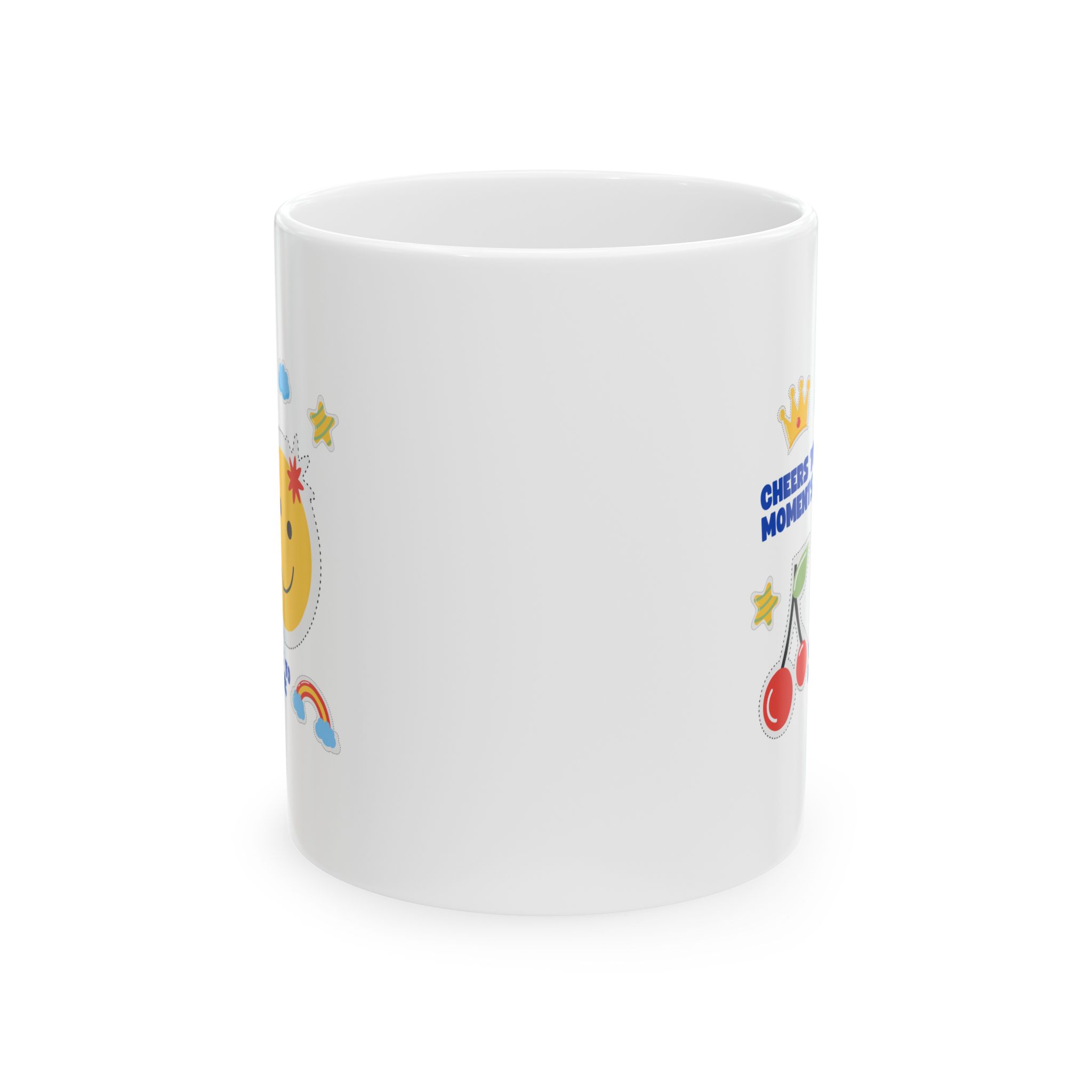 Ceramic Mug with Cheerful Design