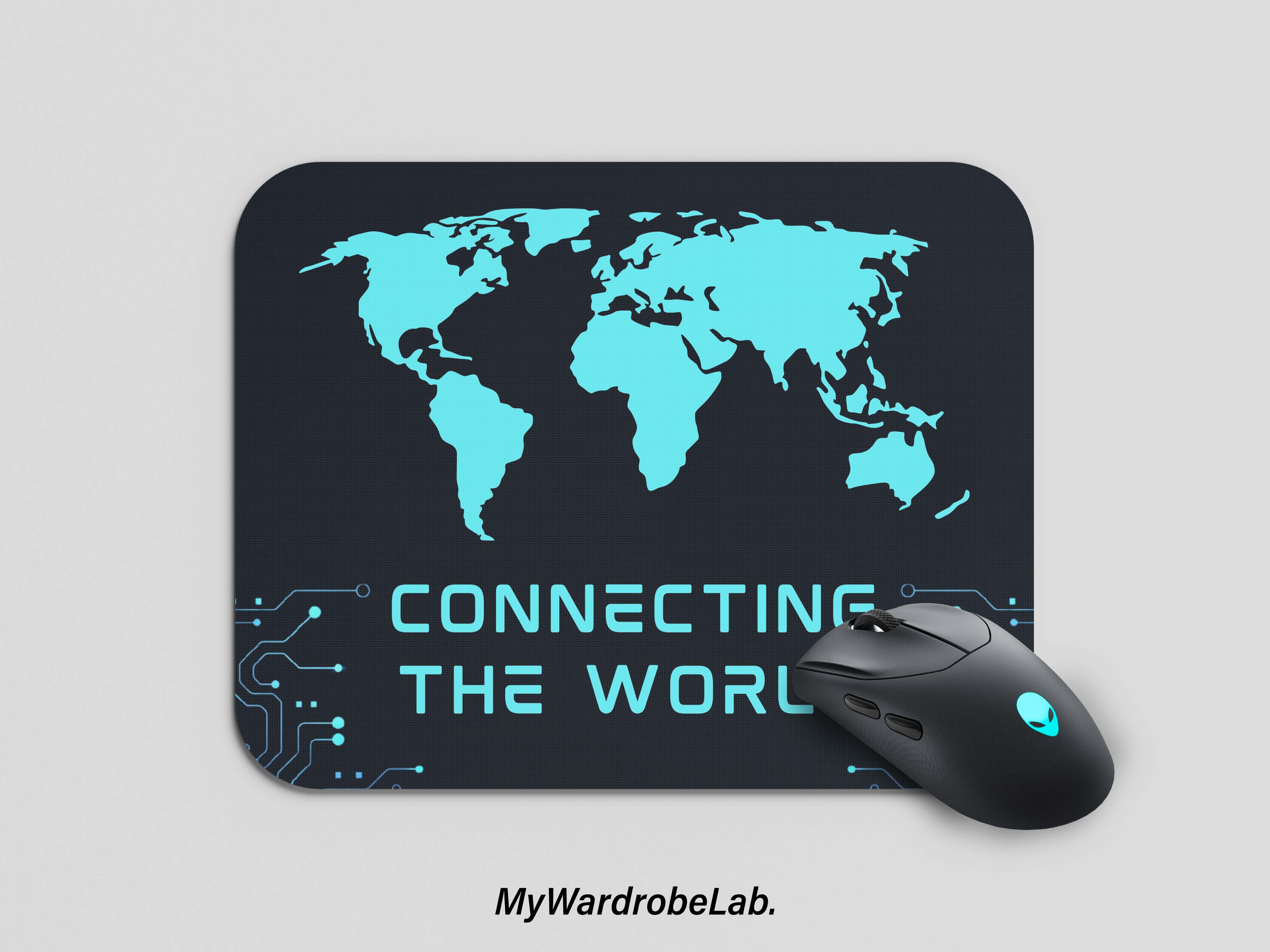 World Map Mouse Pad