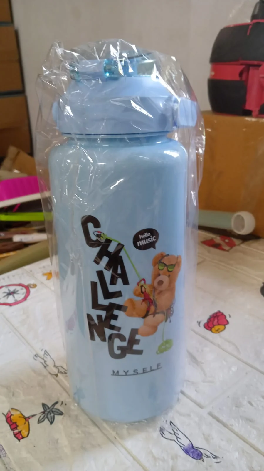 Plastic Water Bottle (3 Pc Set)