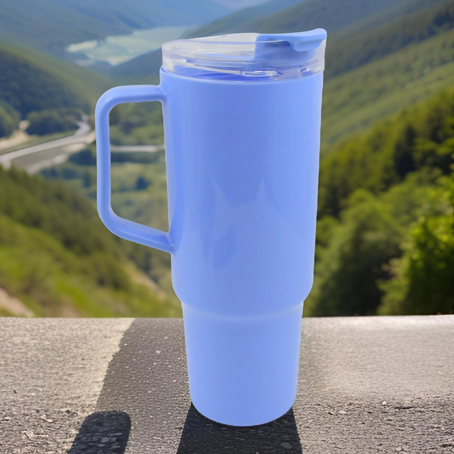 Plastic 3 Different Size Bottle & 1 pc Tumbler With Straw (4 Pc Set)